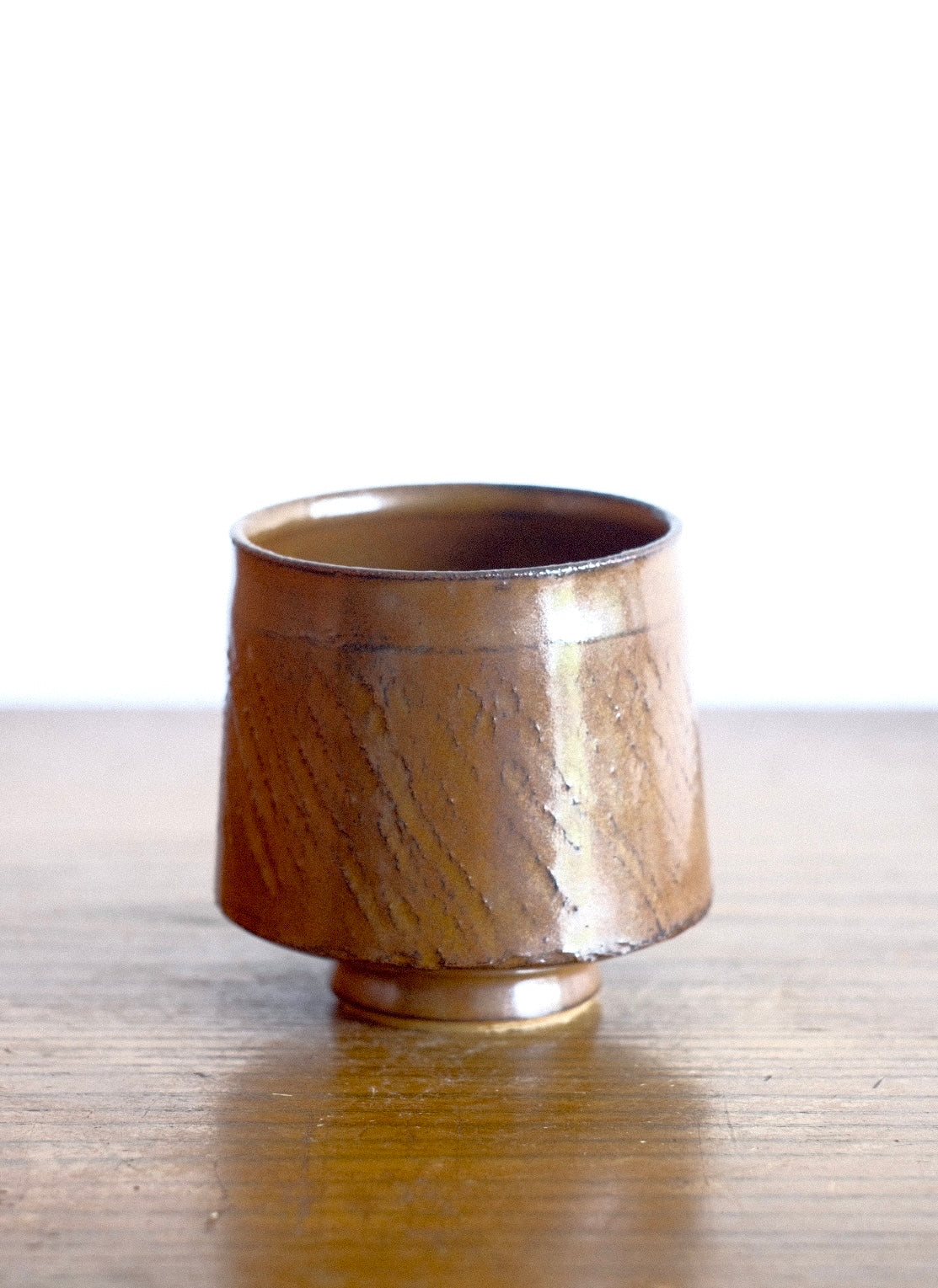 Kaki cord-marked cup