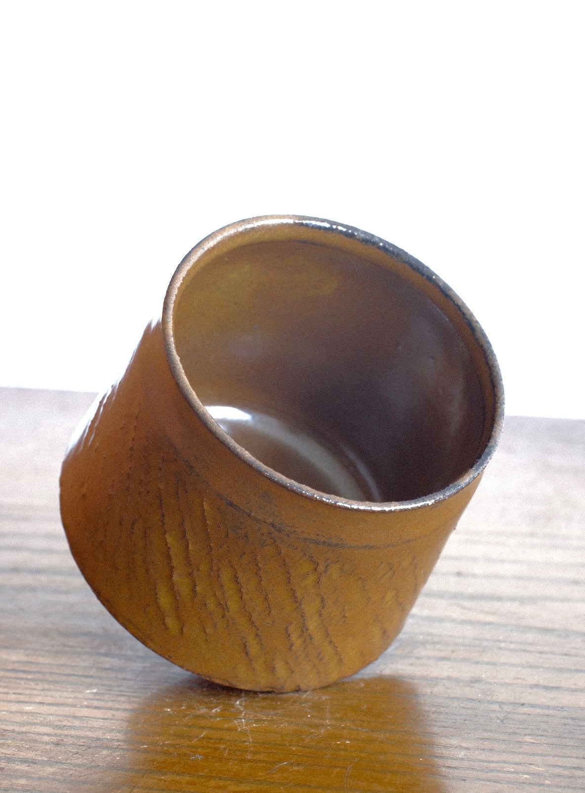 Kaki cord-marked cup