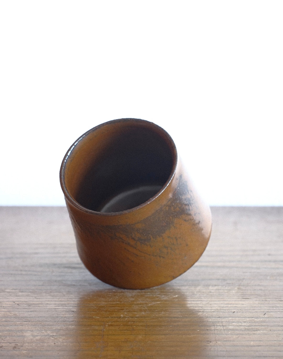 Kaki cord-marked cup