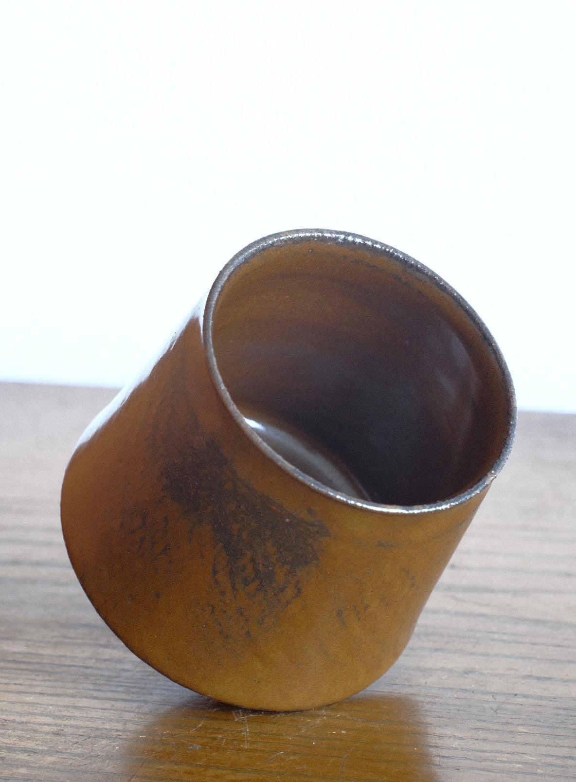 Kaki cord-marked cup